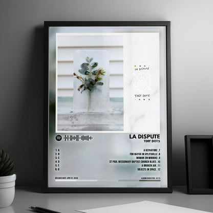 La Dispute "Tiny Dots" Album Cover Poster - with Complete Tracklist