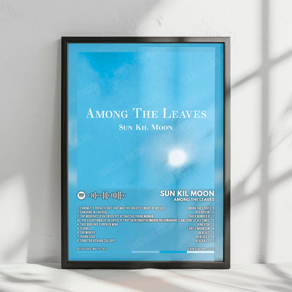 Sun Kil Moon "Among the Leaves" Album Cover Poster - with Complete Tracklist