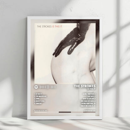 The Strokes "Is This It" Album Cover Poster - with Complete Tracklist