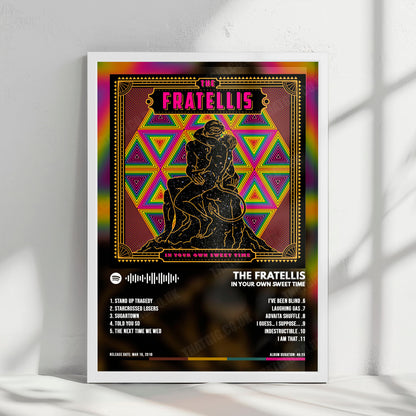 The Fratellis "In Your Own Sweet Time" Album Cover Poster - with Complete Tracklist