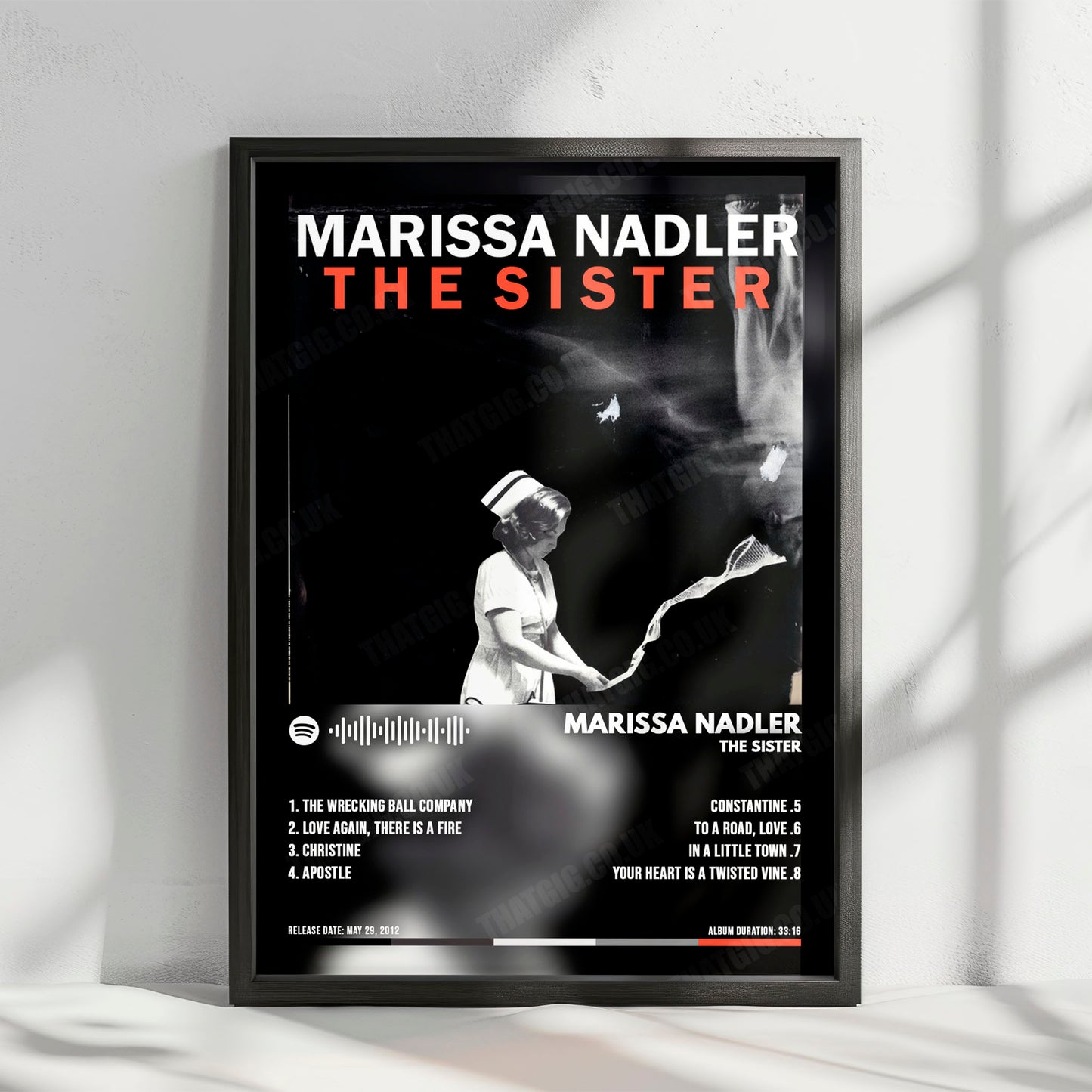 Marissa Nadler "The Sister" Album Cover Poster - with Complete Tracklist