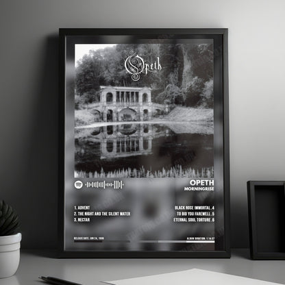 Opeth "Morningrise" Album Cover Poster - with Complete Tracklist
