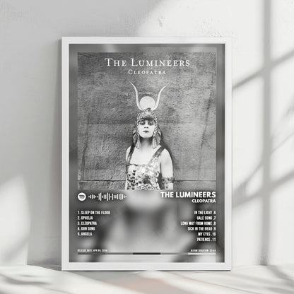The Lumineers "Cleopatra" Album Cover Poster - with Complete Tracklist