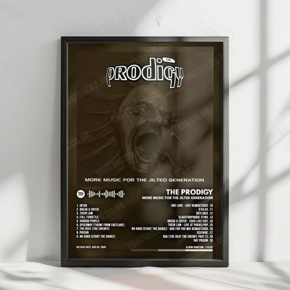 The Prodigy "Music for the Jilted Generation" Album Cover Poster - with Complete Tracklist