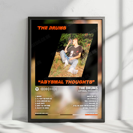 The Drums "The Drums" Album Cover Poster - with Complete Tracklist