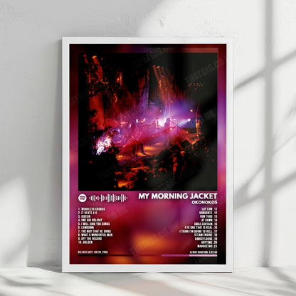 My Morning Jacket "Okonokos" Album Cover Poster - with Complete Tracklist