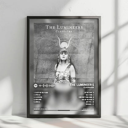 The Lumineers "Cleopatra" Album Cover Poster - with Complete Tracklist