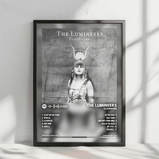 The Lumineers "Cleopatra" Album Cover Poster - with Complete Tracklist