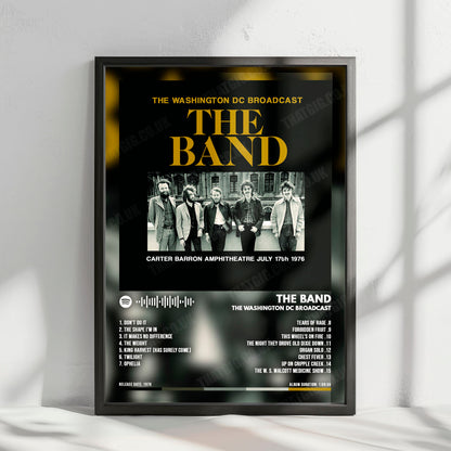 The Band "The Washington DC Broadcast" Album Cover Poster - with Complete Tracklist