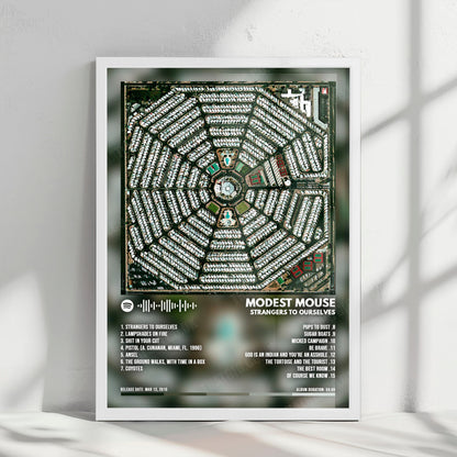Modest Mouse "Strangers to Ourselves" Album Cover Poster - with Complete Tracklist