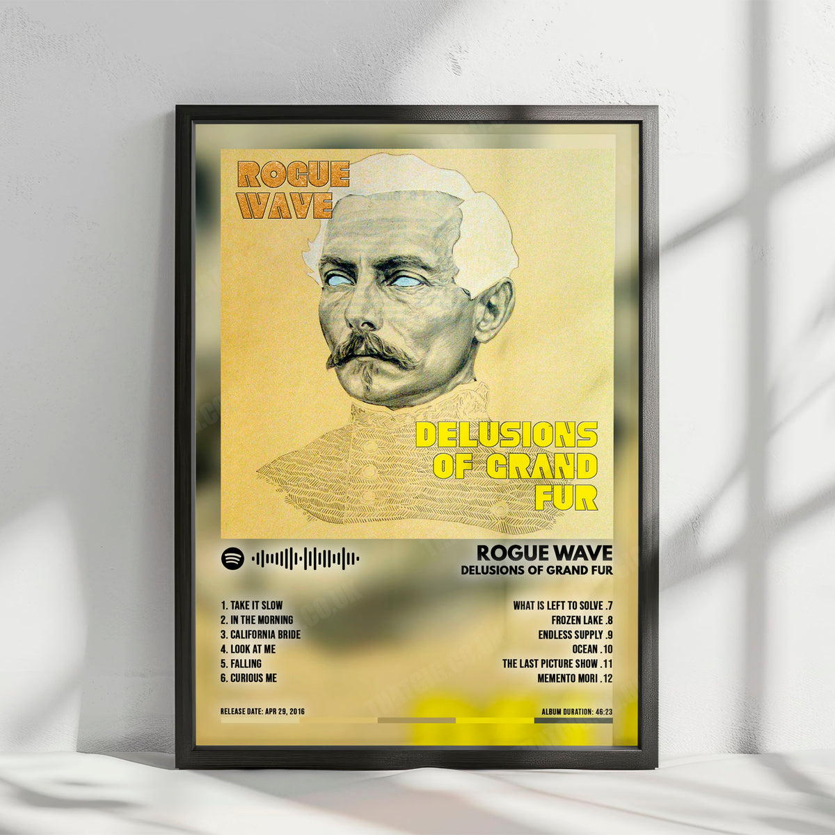 Rogue Wave "Delusions of Grand Fur" Album Cover Poster - with Complete Tracklist