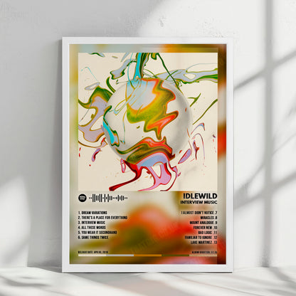 Idlewild "Interview Music" Album Cover Poster - with Complete Tracklist