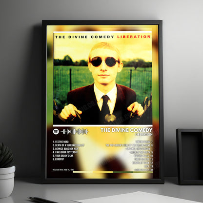 The Divine Comedy "Liberation" Album Cover Poster - with Complete Tracklist