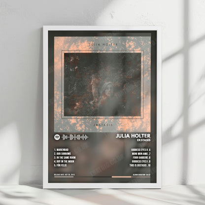 Julia Holter "Ekstasis" Album Cover Poster - with Complete Tracklist