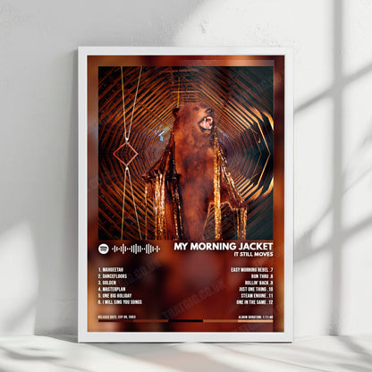 My Morning Jacket "It Still Moves" Album Cover Poster - with Complete Tracklist