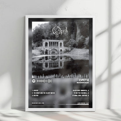 Opeth "Morningrise" Album Cover Poster - with Complete Tracklist