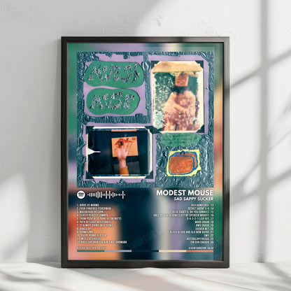 Modest Mouse "Sad Sappy Sucker" Album Cover Poster - with Complete Tracklist