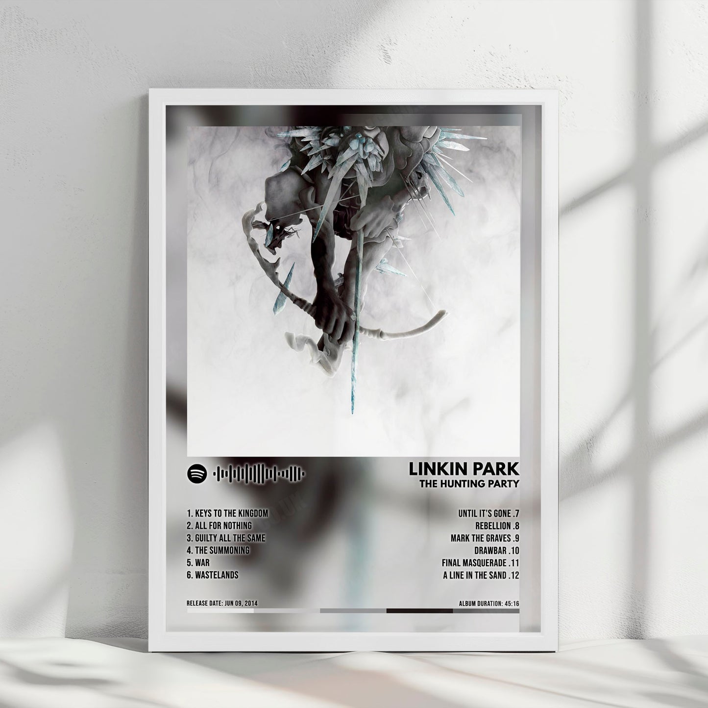 Linkin Park "The Hunting Party" Album Cover Poster - with Complete Tracklist