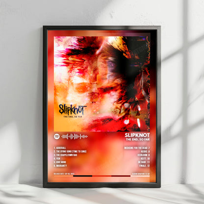 Slipknot "The End, So Far" Album Cover Poster - with Complete Tracklist