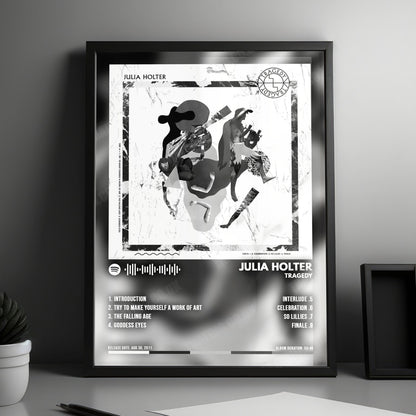 Julia Holter "Tragedy" Album Cover Poster - with Complete Tracklist