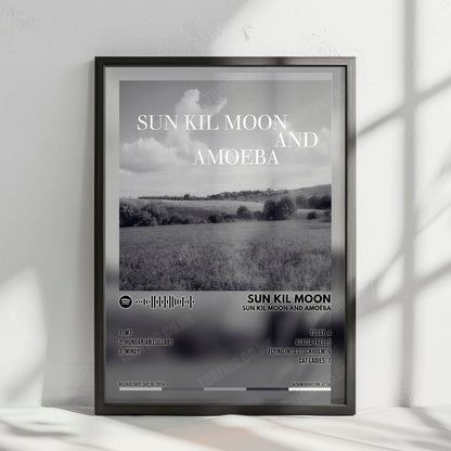 Sun Kil Moon "Sun Kil Moon and Amoeba" Album Cover Poster - with Complete Tracklist