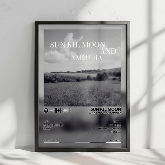 Sun Kil Moon "Sun Kil Moon and Amoeba" Album Cover Poster - with Complete Tracklist