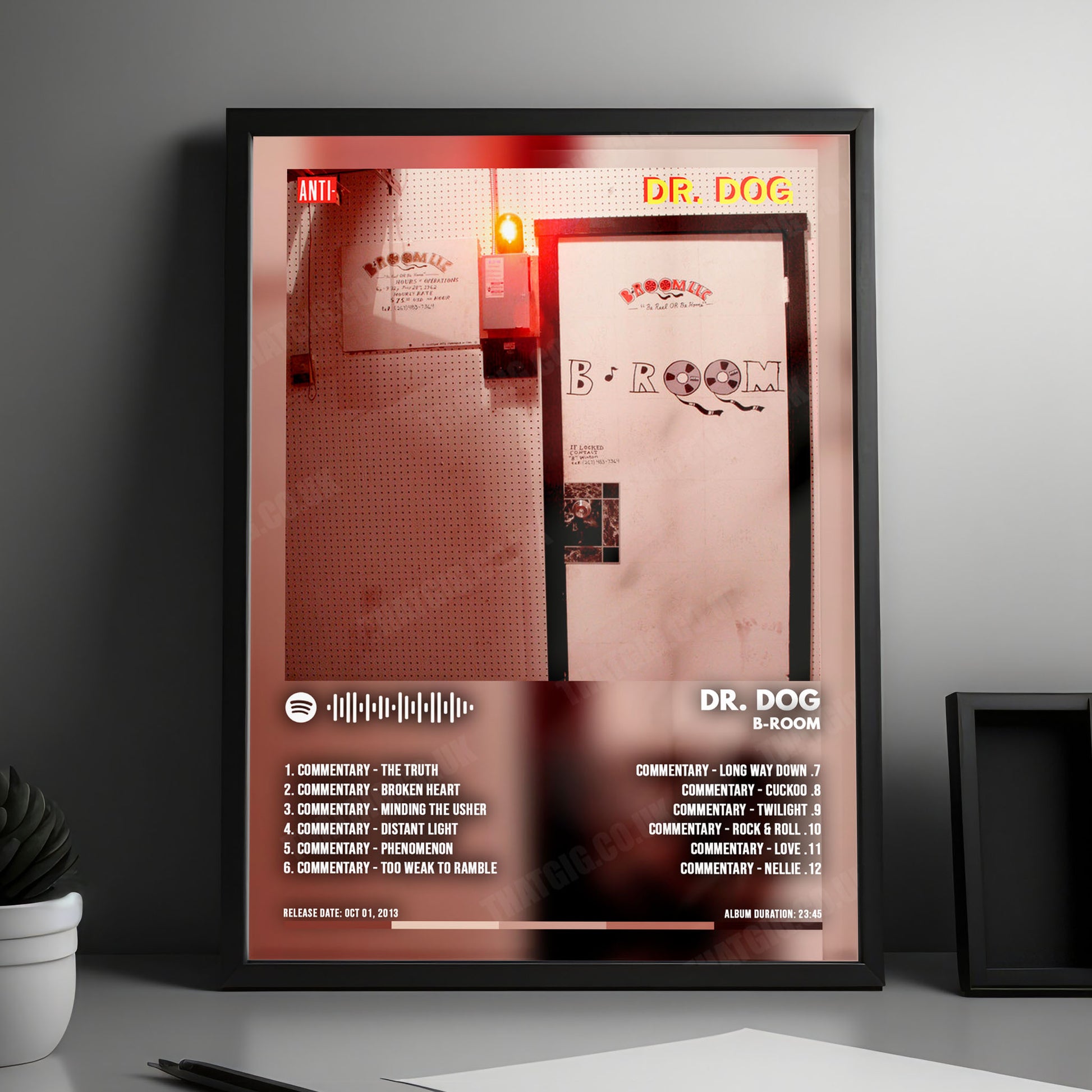 Dr. Dog "B-Room" Album Cover Poster - with Complete Tracklist