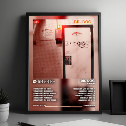 Dr. Dog "B-Room" Album Cover Poster - with Complete Tracklist