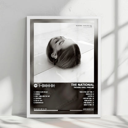 The National "Trouble Will Find Me" Album Cover Poster - with Complete Tracklist