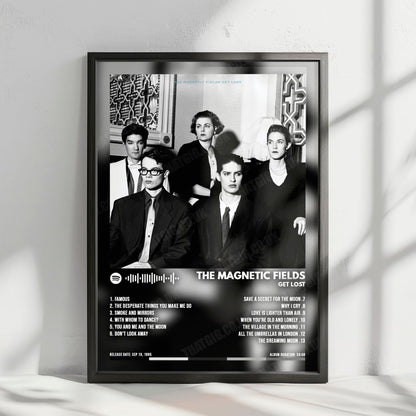 The Magnetic Fields "Get Lost" Album Cover Poster - with Complete Tracklist
