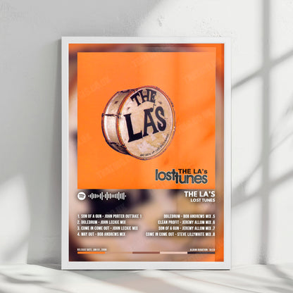 The La's "Lost Tunes" Album Cover Poster - with Complete Tracklist