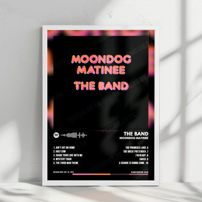 The Band "Moondog Matinee" Album Cover Poster - with Complete Tracklist