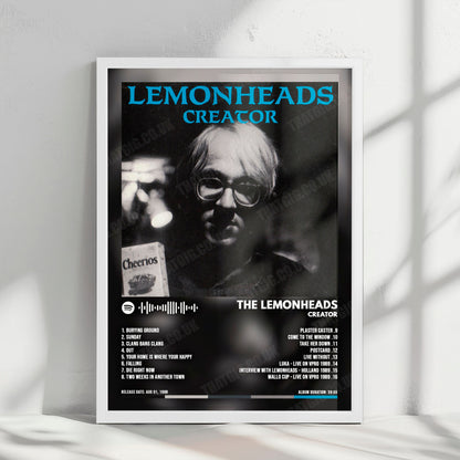 The Lemonheads "Creator" Album Cover Poster - with Complete Tracklist