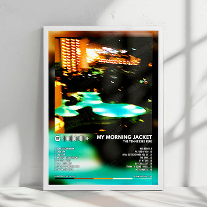 My Morning Jacket "The Tennessee Fire" Album Cover Poster - with Complete Tracklist