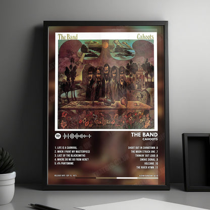 The Band "Cahoots" Album Cover Poster - with Complete Tracklist