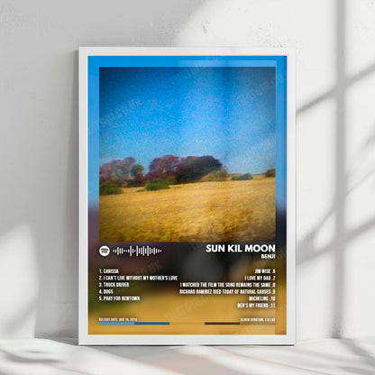 Sun Kil Moon "Benji" Album Cover Poster - with Complete Tracklist