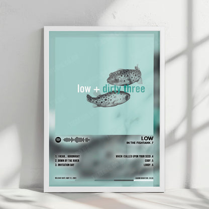 Low "In The Fishtank 7" Album Cover Poster - with Complete Tracklist