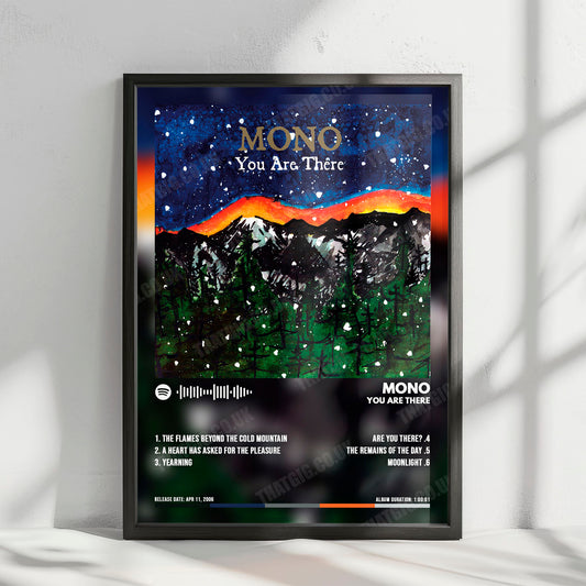 Mono "You Are There" Album Cover Poster - with Complete Tracklist