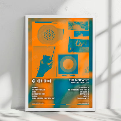 The Notwist "Close To The Glass" Album Cover Poster - with Complete Tracklist