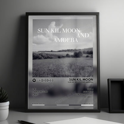 Sun Kil Moon "Sun Kil Moon and Amoeba" Album Cover Poster - with Complete Tracklist