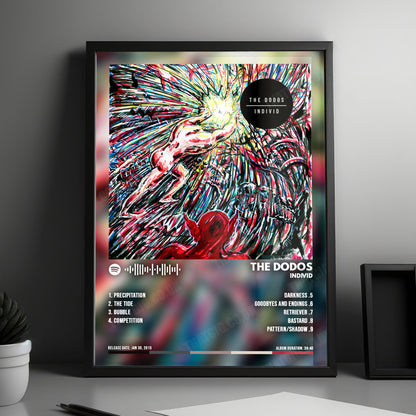 The Dodos "Individ" Album Cover Poster - with Complete Tracklist