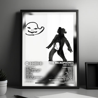 The Microphones "Song Islands" Album Cover Poster - with Complete Tracklist