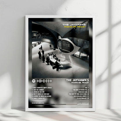 The Jayhawks "Paging Mr. Proust" Album Cover Poster - with Complete Tracklist
