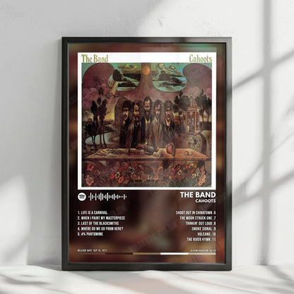 The Band "Cahoots" Album Cover Poster - with Complete Tracklist