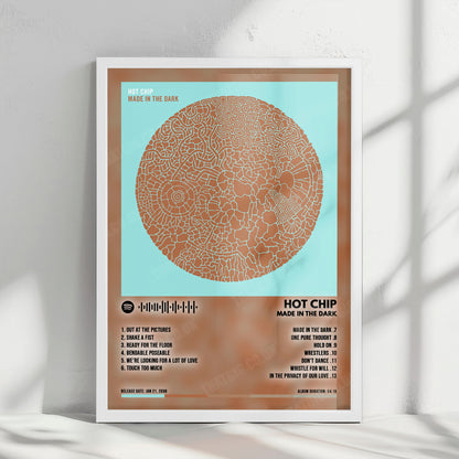 Hot Chip "Made In The Dark" Album Cover Poster - with Complete Tracklist