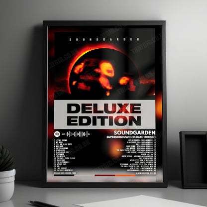 Soundgarden "Superunknown (Deluxe Edition)" Album Cover Poster - with Complete Tracklist
