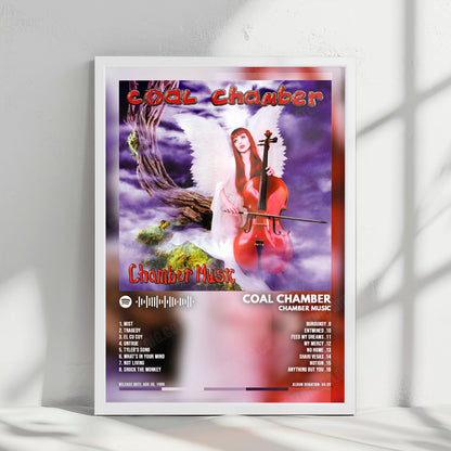 Coal Chamber "Chamber Music" Album Cover Poster - with Complete Tracklist