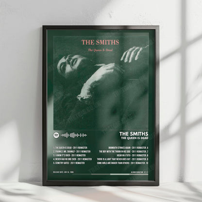 The Smiths "The Queen Is Dead" Album Cover Poster - with Complete Tracklist