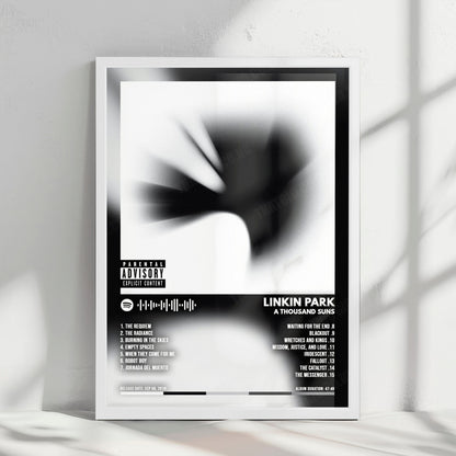 Linkin Park "A Thousand Suns" Album Cover Poster - with Complete Tracklist