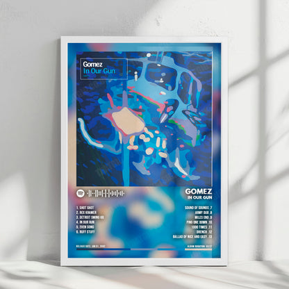 Gomez "In Our Gun" Album Cover Poster - with Complete Tracklist